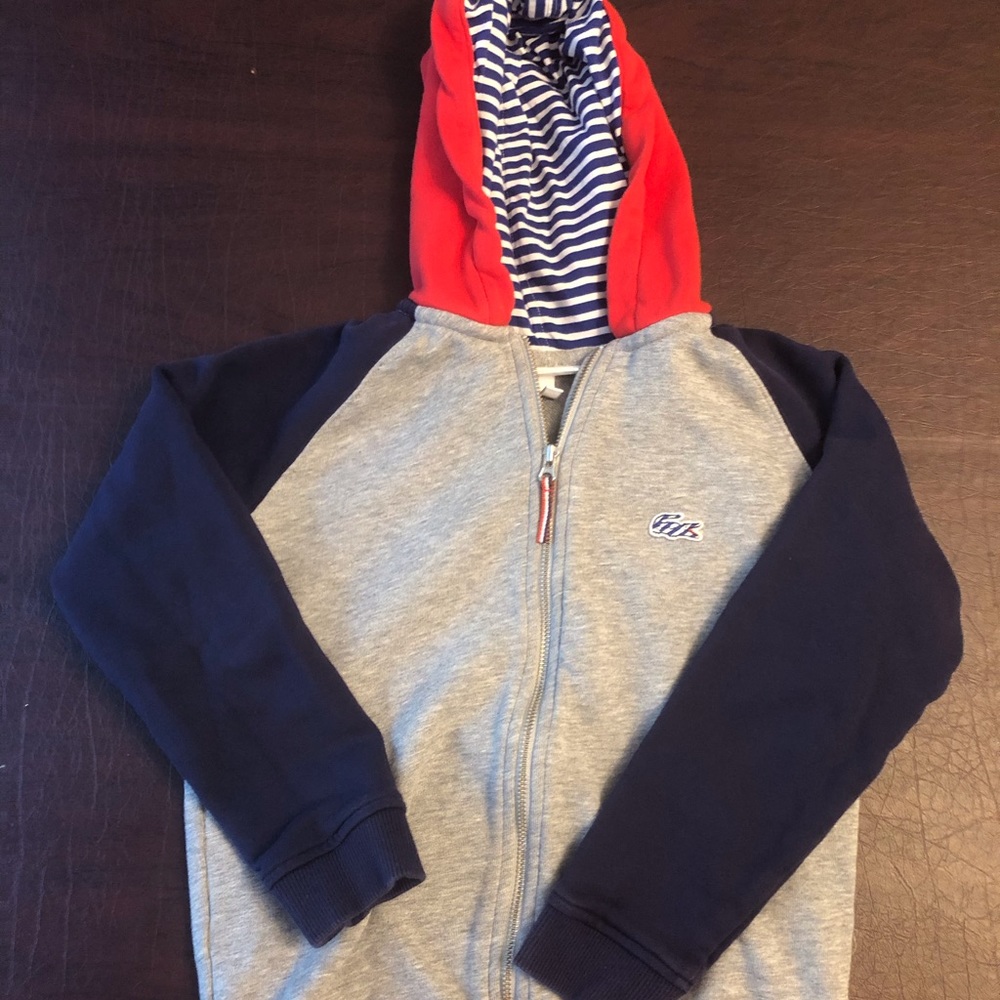 Lacoste boys size 8 sweatshirt hoodie